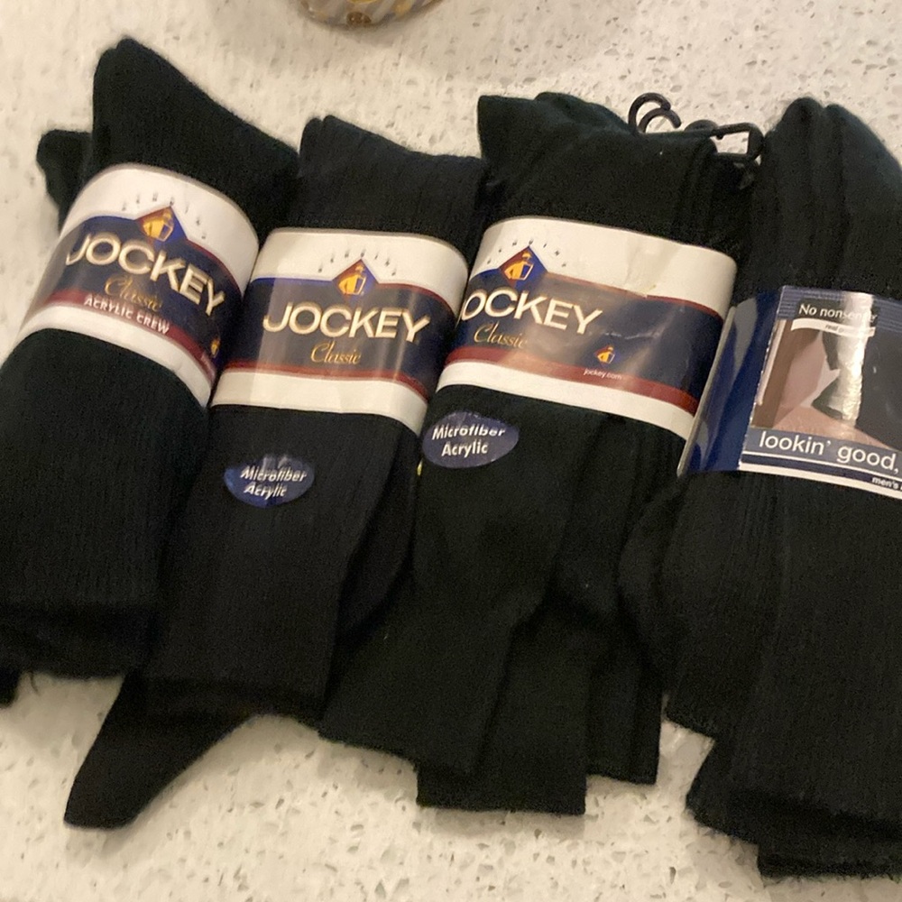 Jockey Men's Black Socks